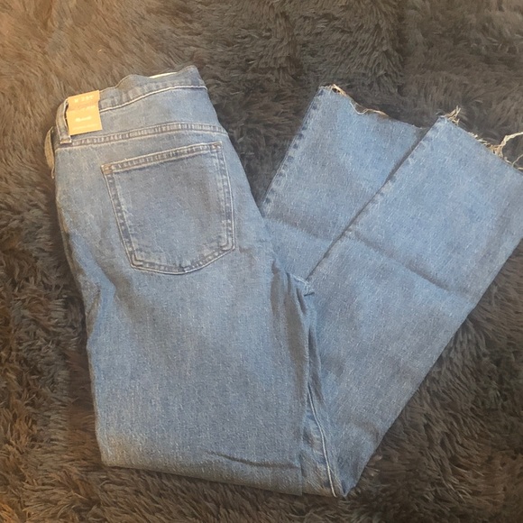 Madewell Women's Straight Leg Blue Jeans - Picture 5 of 11
